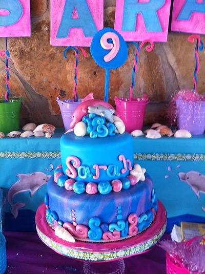 Birthday Cake Dolphin - Cake by amparoedith
