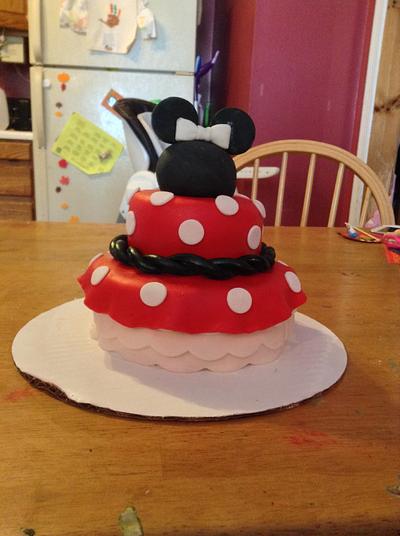 Minnie Mouse mini cake - Cake by Tianas tasty treats