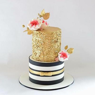 Black and gold beauty - Cake by Cakes for mates