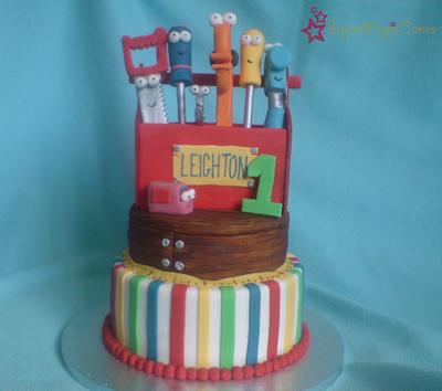 Handy Manny Toolbox - Cake by SugarMagicCakes (Christine)