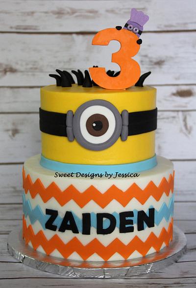Zaiden's 3rd - Cake by SweetdesignsbyJesica
