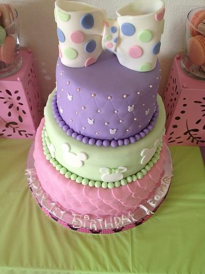 Minnie and Mickey Mouse Chic - Cake by Teresa Relogio Mota