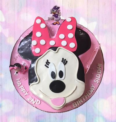 Mini Mouse Face - Cake by MsTreatz