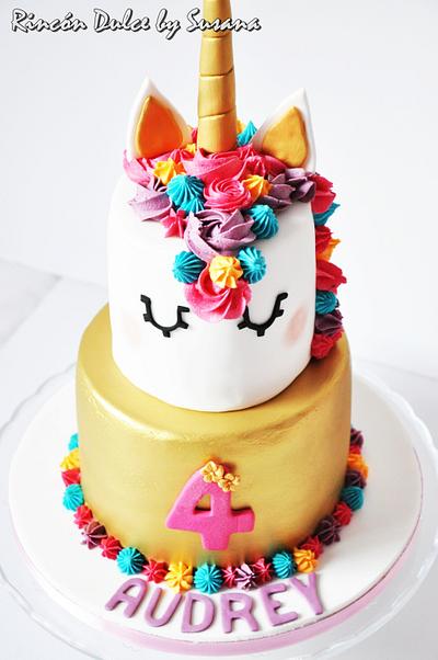 Unicorn cake/Tarta de unicornio - Cake by rincondulcebysusana