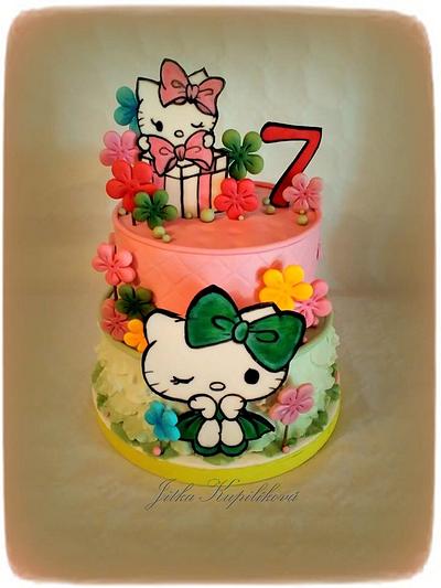 Hello Kitty - Cake by Jitka