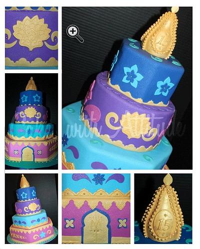 Morrocan 15th Birthday - Cake by Viviana & Guelcys