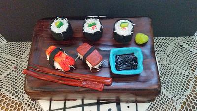 Sushi cake - Cake by Friesty