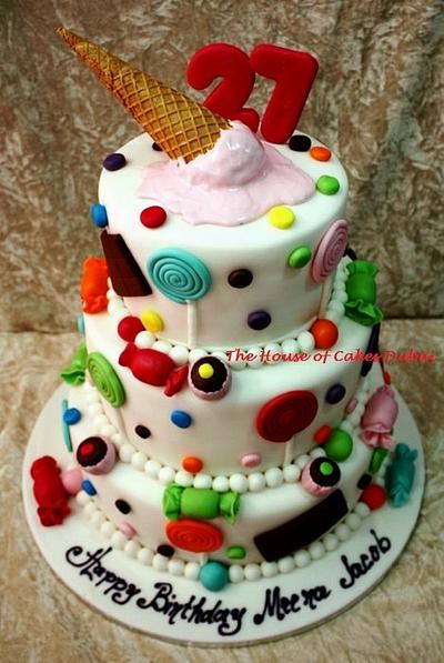 Ice cream and candy cake - Cake by The House of Cakes Dubai