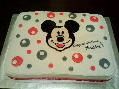 Mickey Mouse Graduation Cake - Cake by Melissa