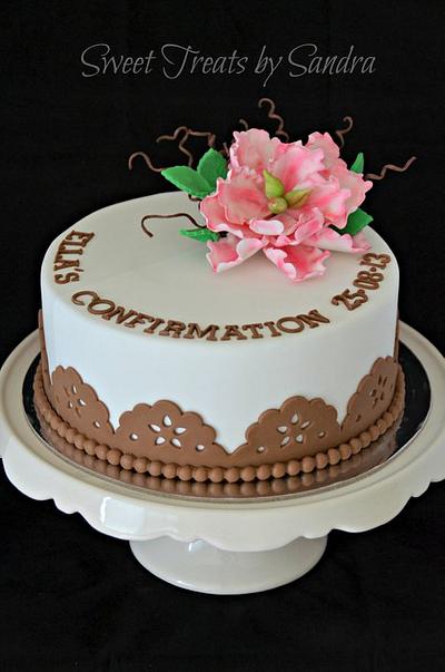 Confirmation Cake - Cake by Sandra