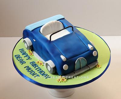 Blue car - Cake by Urvi Zaveri 