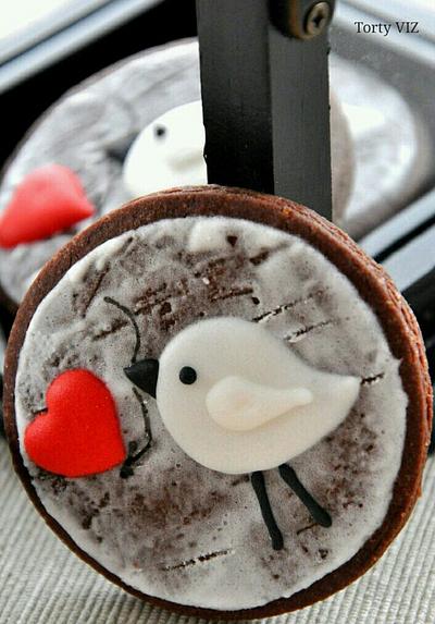 Bird in love - Cake by CakesVIZ
