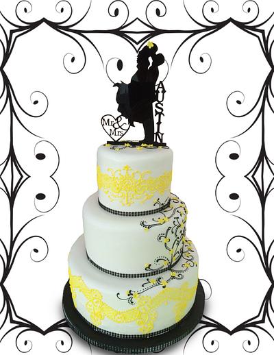 Yellow and Black  - Cake by MsTreatz