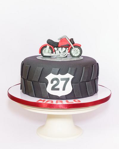 Motorcycle Cake & Cupcakes - Cake by Yellow Box - Cakes & Pastries