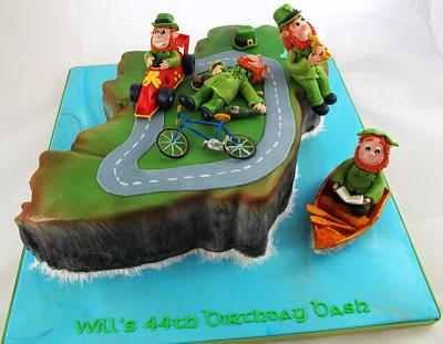 Irish Themed Birthday Cake - Cake by Natasha Shomali