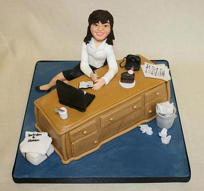 The Desk Job - Cake by Constance Grindrod