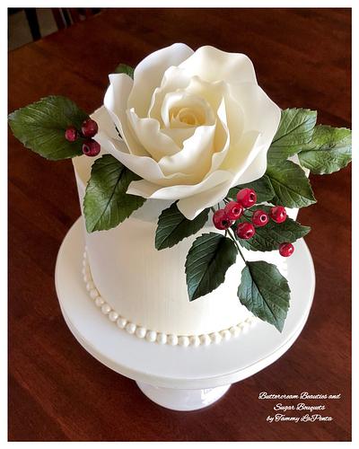 ~ Elegant Rose Cake ~ - Cake by Tammy LaPenta