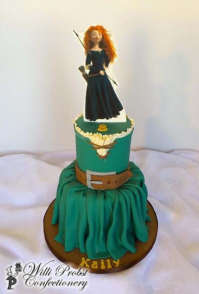 Merida's Dress - Brave  - Cake by Probst Willi Bakery Cakes