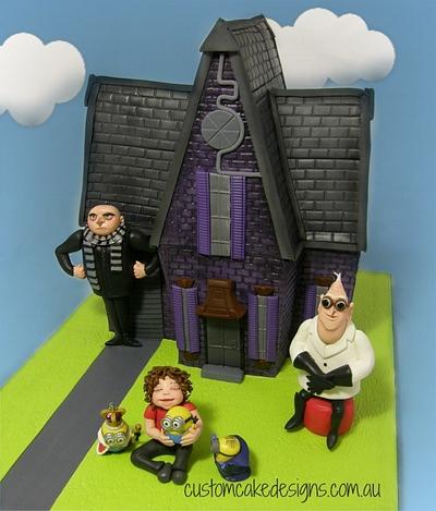 Despicable Me House Cake - Cake by Custom Cake Designs