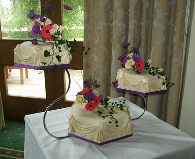 3 tier wedding cake - Cake by Vanessa 