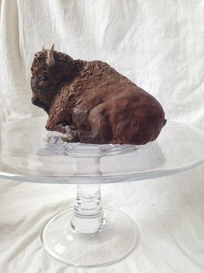 American Bison Cake Topper - Cake by carollakescakes
