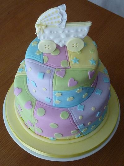 Kate's Baby Shower Cake - Cake by Strawberry Lane Cake Company
