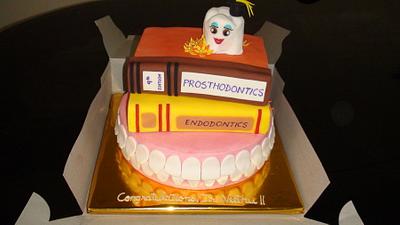 Graduation Cake....for & by a Dentist!! :) - Cake by Marilyn mary