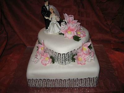 wedding cake - Cake by dorianna