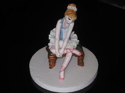 Gumpaste figurine of a dancer - Cake by Gabriella Luongo