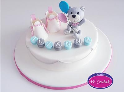 Cake with teddy Bear  - Cake by Arletka