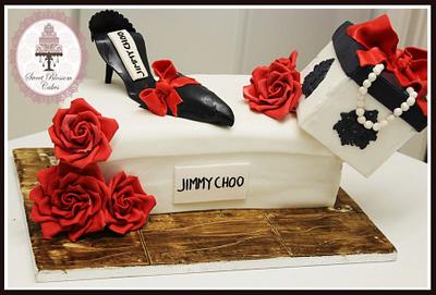 Gravity Defying Fashionista Cake! - Cake by Sweet Blossom Cakes