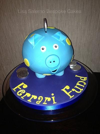 Piggy Bank  - Cake by Lisa Salerno 
