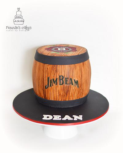 Jim Beam Barrel - Cake by Cakes by Design