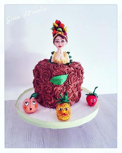 Rose cake fruits - Cake by Ornella Marchal 