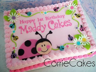 ladybugs - Cake by Corrie