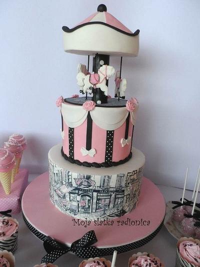 Carousel cake - Cake by Branka Vukcevic