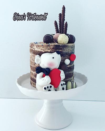 Love Teddy Bear  - Cake by Dina's Tortenwelt 