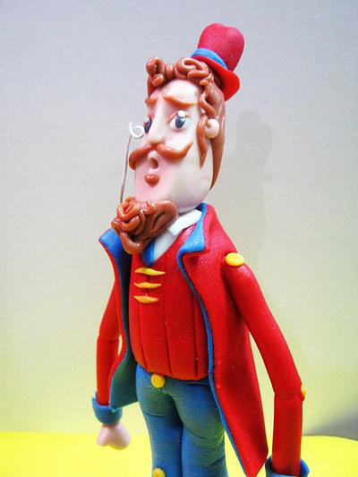 Mr. Toffee Cake Topper - Cake by Hannabel's Bakery