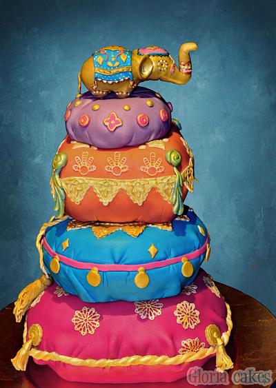 Indian Pillows Cake - Cake by GloriaCakes