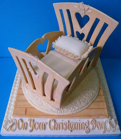 Christening Cake - Cake by Mandy's Sugarcraft