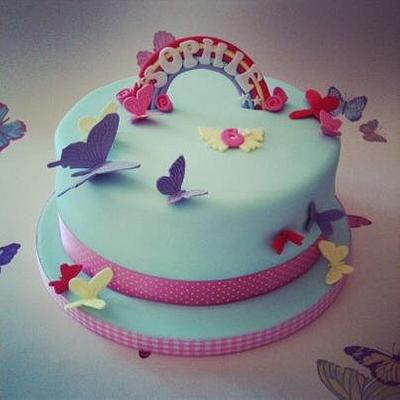 Beautiful Butterflies - Cake by LREAN
