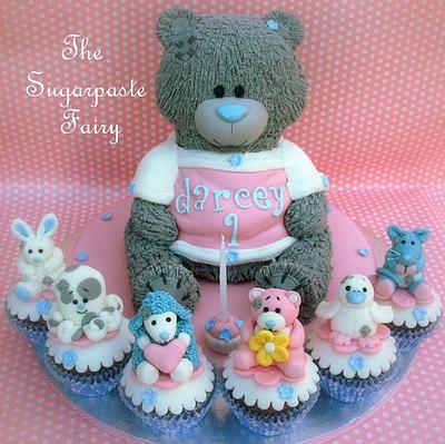 Tatty Teddy and Bluenose friends - Cake by The Sugarpaste Fairy