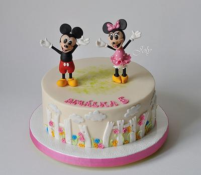Minnie and Mickey Mouse - Cake by Jolana Brychova