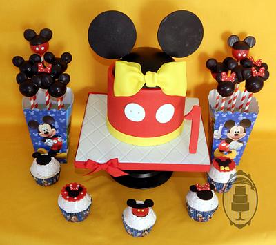 Mickey Mouse birthday - Cake by Olga