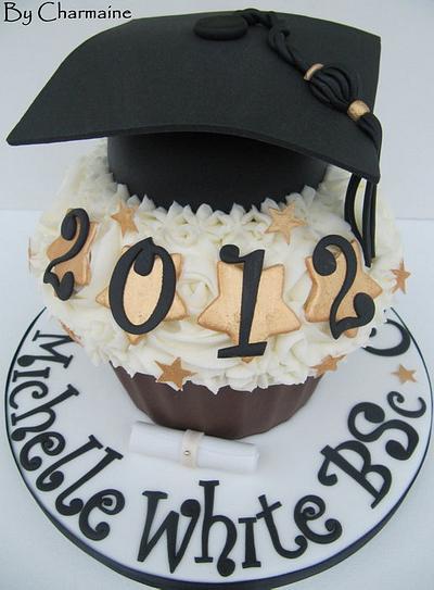Graduation Giant Cupcake - Cake by Charmaine 