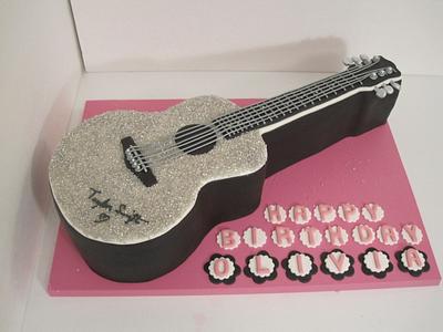Taylor Swift Guitar Birthday Cake - Cake by Sunrise Cakes