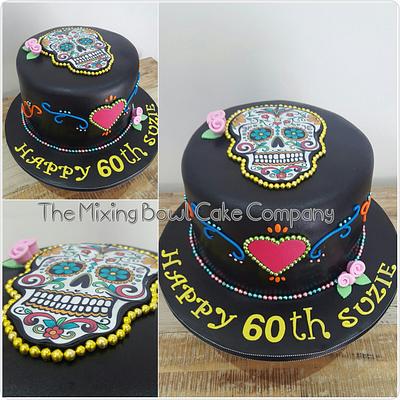 Dia de los Muertos - Cake by The Mixing Bowl Cake Company 