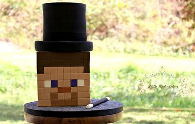 Magician Steve ~ Minecraft Cake - Cake by Little Apple Cakes