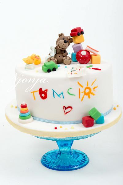 Christening toys cake - Cake by Njonja