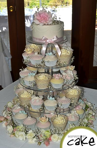 Pretty Pastels for Cupcakes - Cake by Inspired by Cake - Vanessa